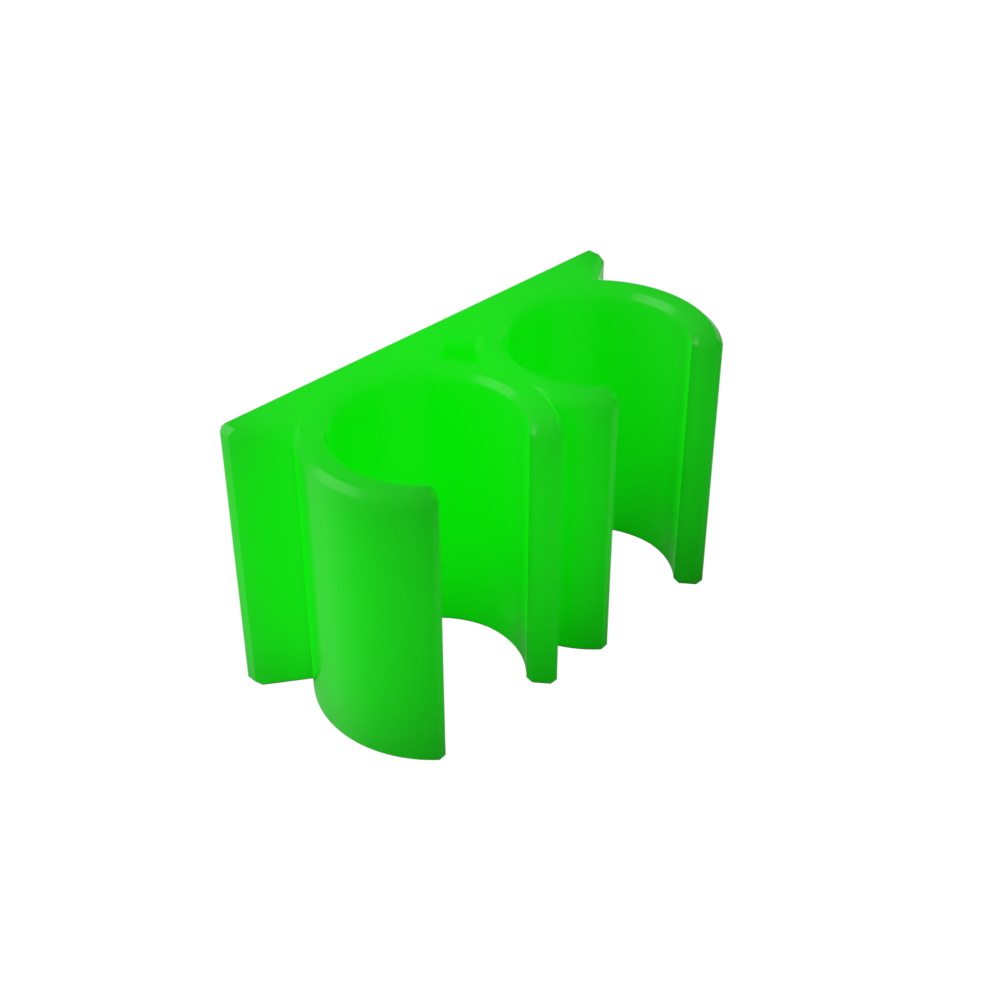 Dosing Line Holder | Wall Mount | 6mm OD