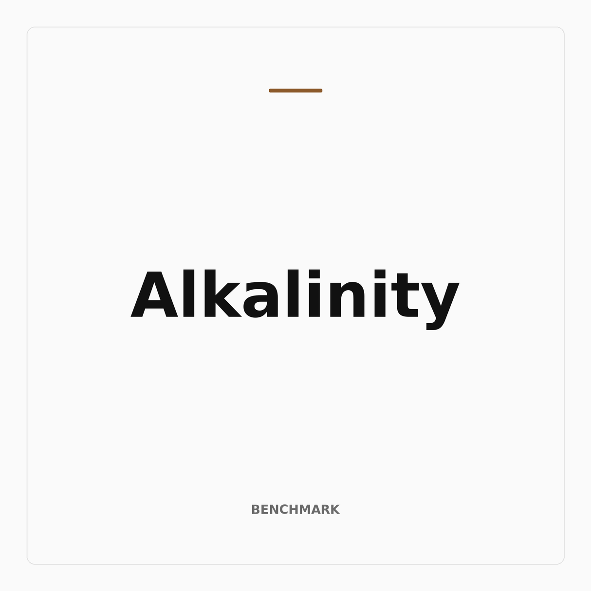 Alkalinity Test Kit