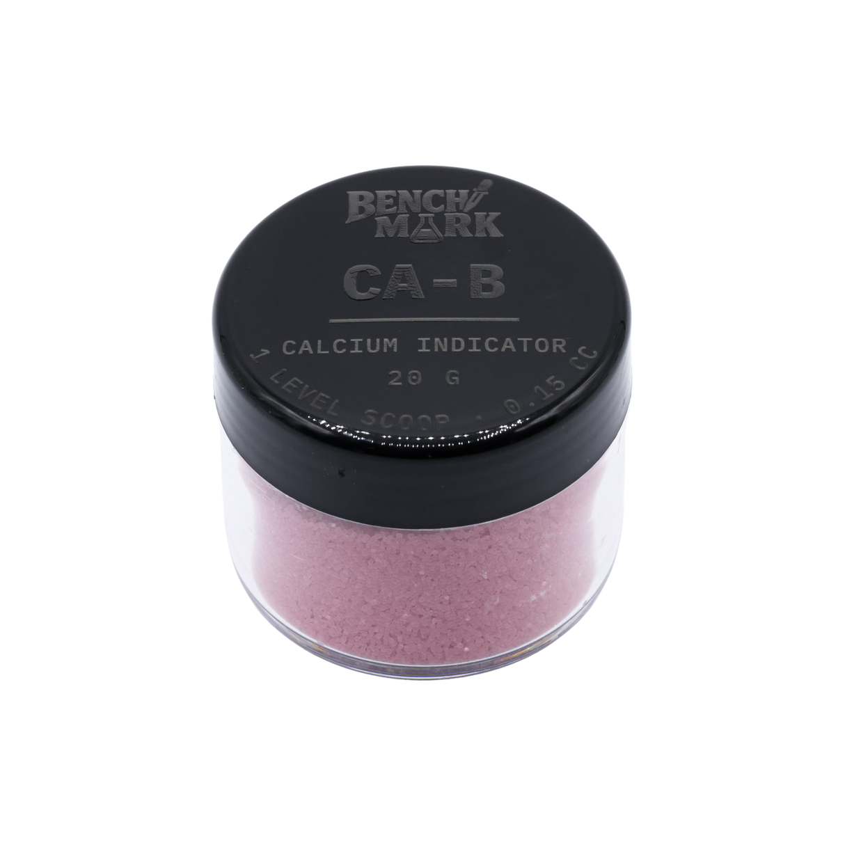 Benchmark Calcium Indicator powder jar, top label