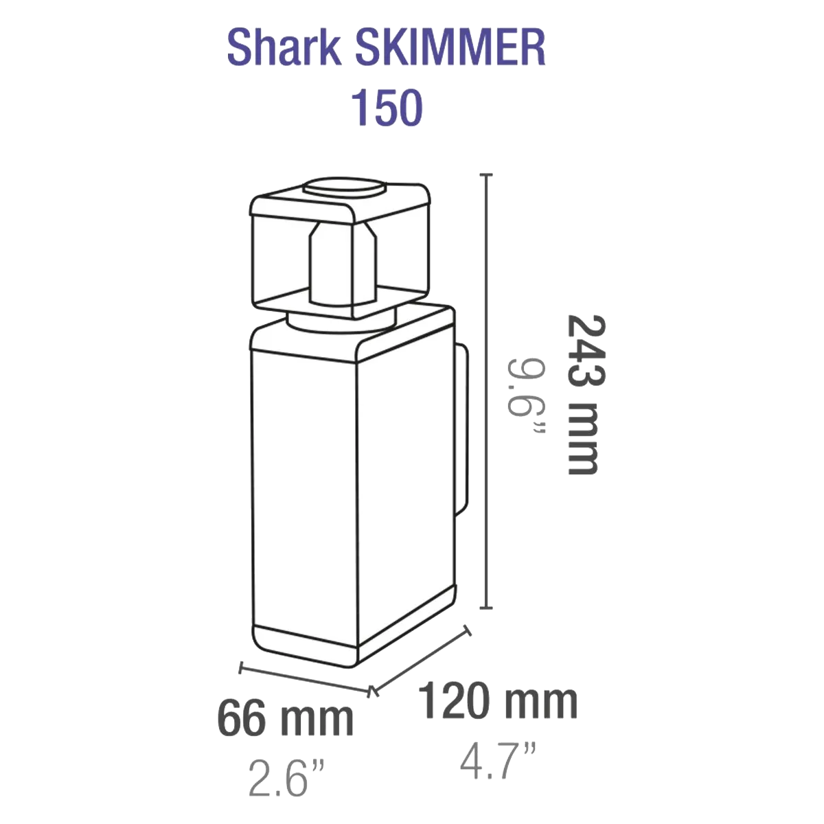 Shark 150 Internal Protein Skimmer