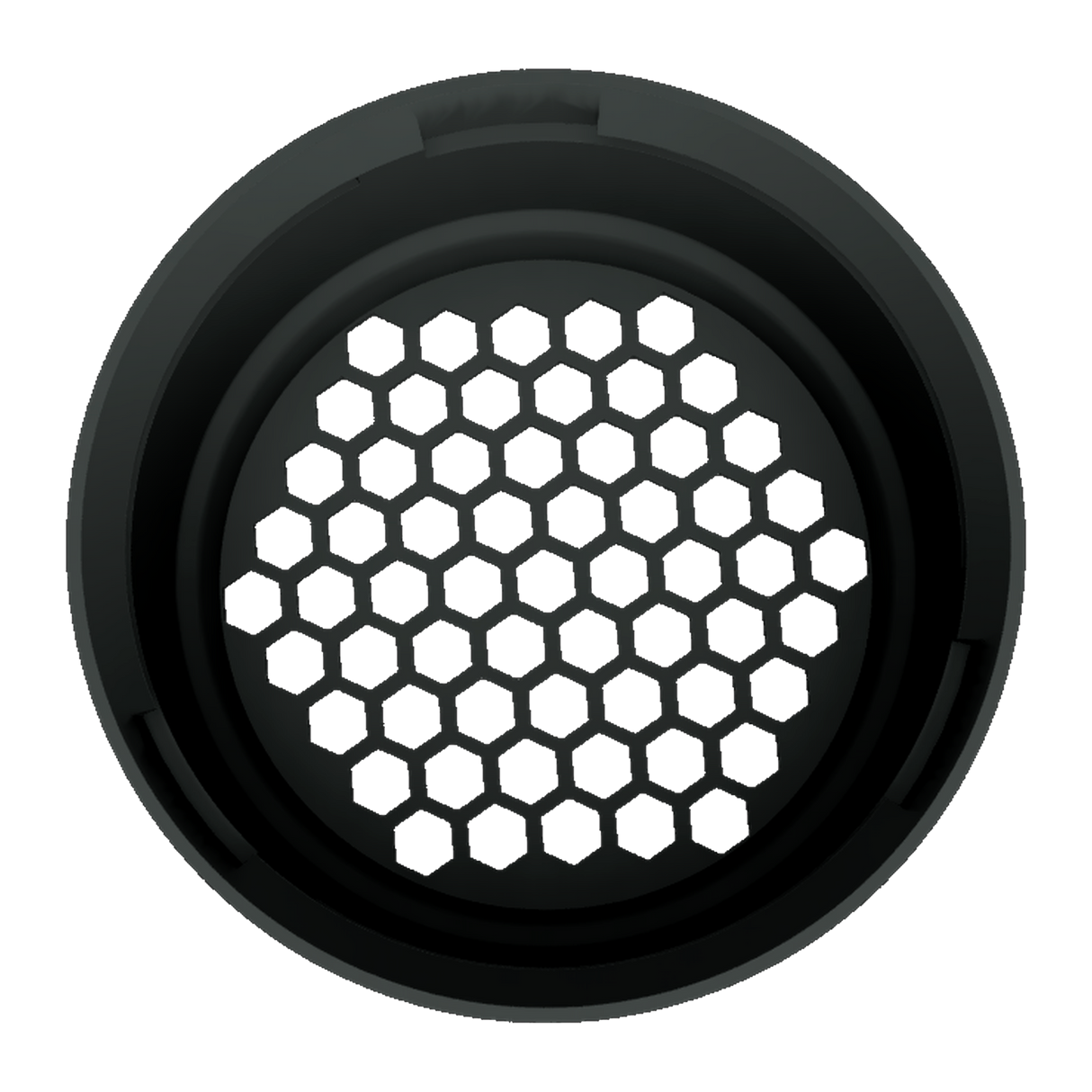 Stratiform Modular Filter Cup transparent honeycomb floor detail render