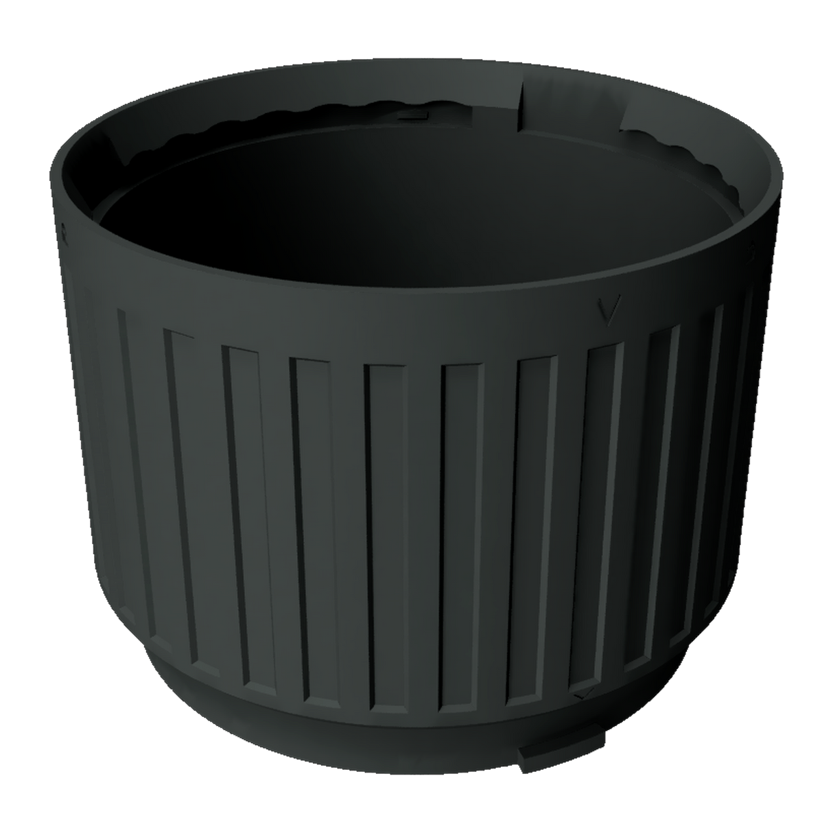 Stratiform Modular Filter Cup 2.75 inch 2 inch cup transparent product render