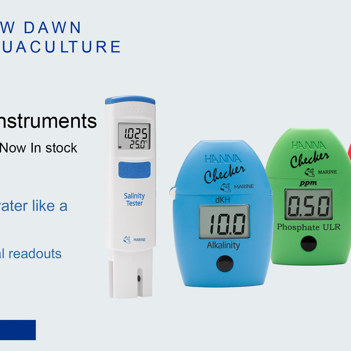 Hanna Instruments - Marine Line | New Dawn Aquaculture