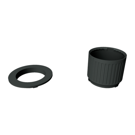 2.75 inch Modular Filter Cup Starter Kit containing one flat top section and one 2 inch cup