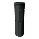 Assembled 4 inch Modular Filter Cup Complete Kit with all three cup depths attached