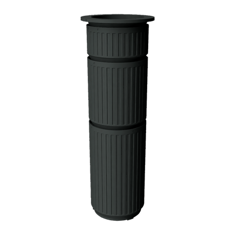 Assembled 4 inch Modular Filter Cup Complete Kit with all three cup depths attached