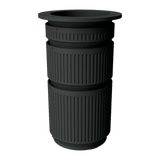 Assembled 7 inch Modular Filter Cup Complete Kit with all three cup depths attached