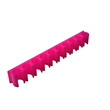 Dosing Line Holder | Wall Mount | 6mm OD