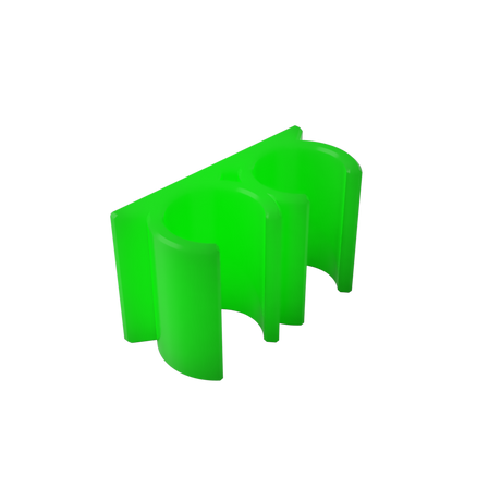 Dosing Line Holder | Wall Mount | 6mm OD