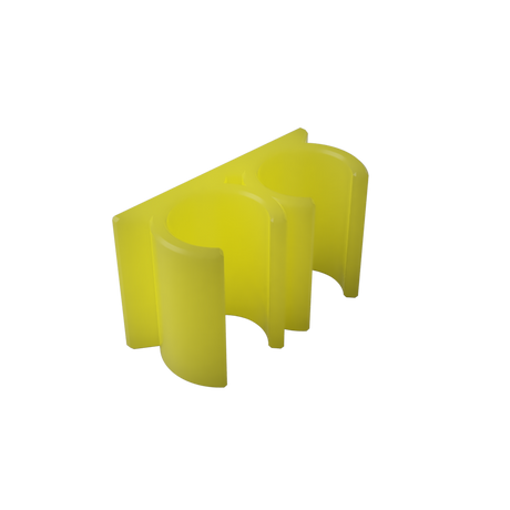 Dosing Line Holder | Wall Mount | 6mm OD