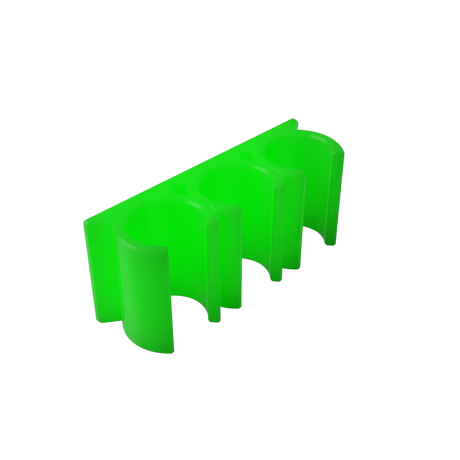 Dosing Line Holder | Wall Mount | 6mm OD