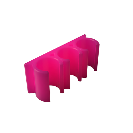 Dosing Line Holder | Wall Mount | 6mm OD
