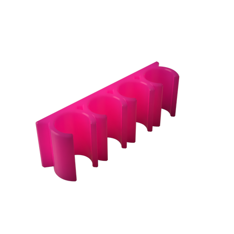Dosing Line Holder | Wall Mount | 6mm OD