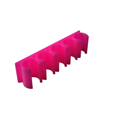 Dosing Line Holder | Wall Mount | 6mm OD