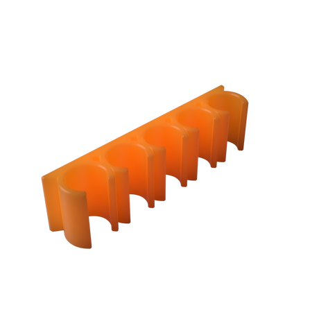 Dosing Line Holder | Wall Mount | 6mm OD