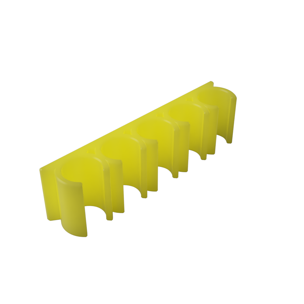 Dosing Line Holder | Wall Mount | 6mm OD