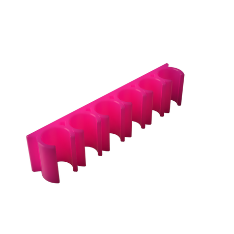 Dosing Line Holder | Wall Mount | 6mm OD