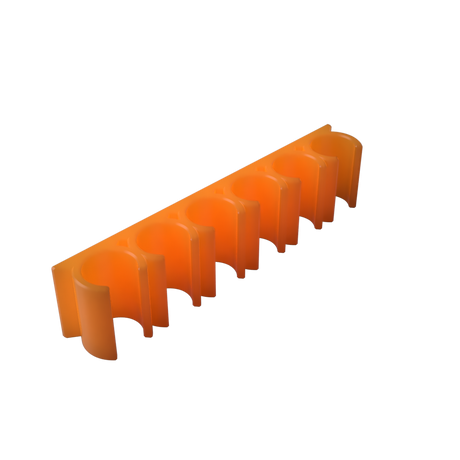 Dosing Line Holder | Wall Mount | 6mm OD