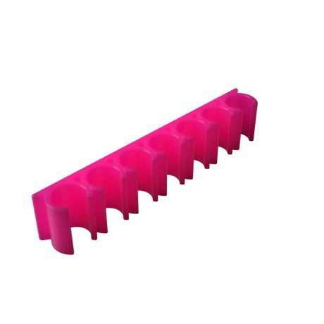 Dosing Line Holder | Wall Mount | 6mm OD