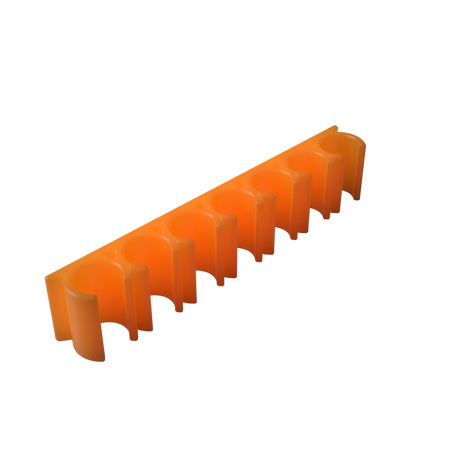 Dosing Line Holder | Wall Mount | 6mm OD