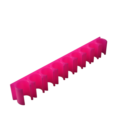 Dosing Line Holder | Wall Mount | 6mm OD