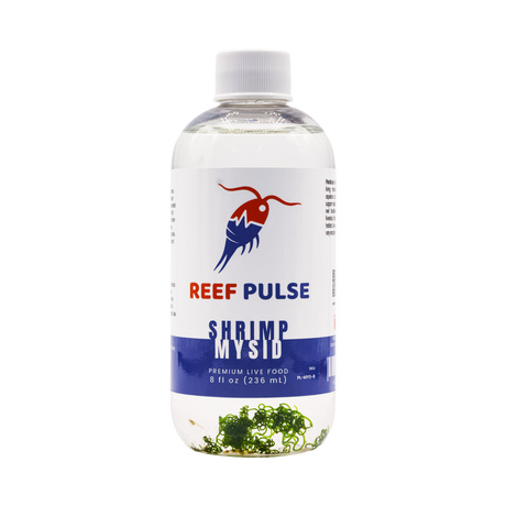 Planktura Reef Pulse Live Mysid Shrimp 8 fl oz bottle — available in the Ultimate Pod Pack