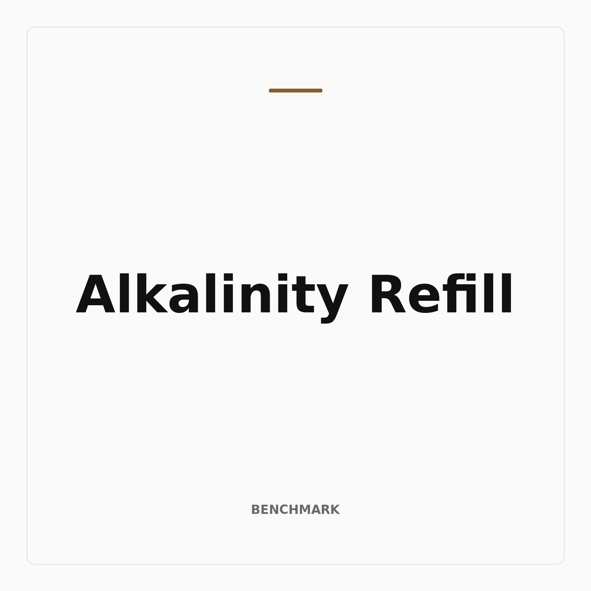 Alkalinity Refill Reagents