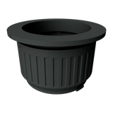 Step three: turn the upper Modular Filter Cup section counterclockwise 90 degrees to lock