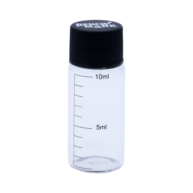 Benchmark 10 mL sample vial with 5 mL and 10 mL markings