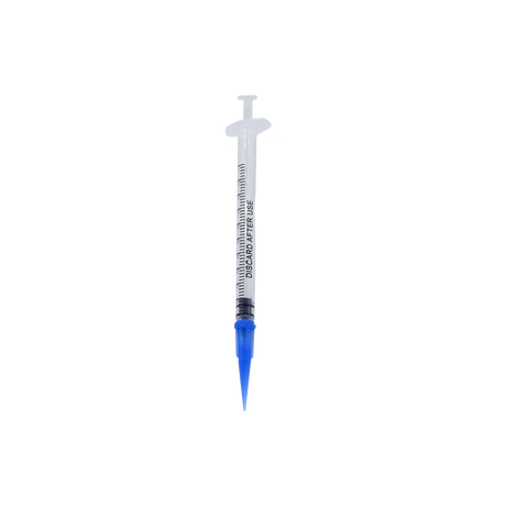 Benchmark 1 mL syringe with blue tip