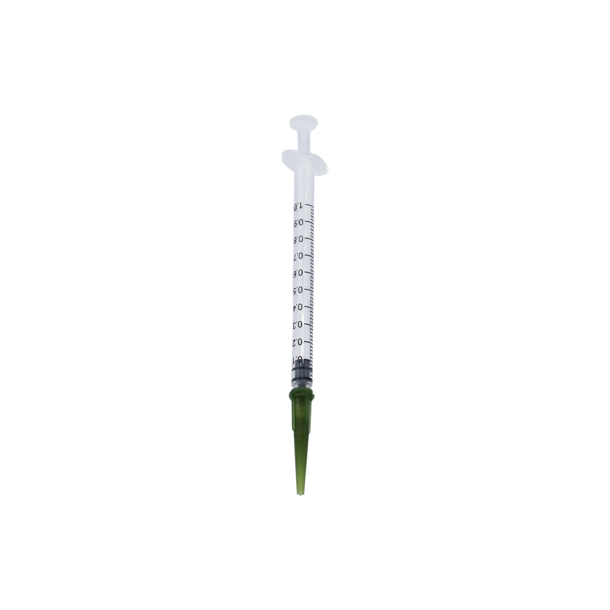 Benchmark 1 mL syringe with green tip