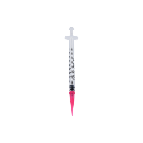 Benchmark 1 mL syringe with pink tip