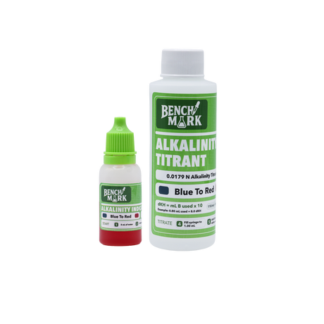 Benchmark Alkalinity Refill Reagents set with indicator and titrant