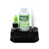 Benchmark Alkalinity Test Kit with reagents, syringes and testing stand