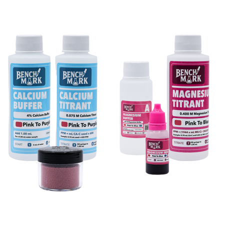 Benchmark calcium and magnesium refill reagents with magnesium A, B and C arranged as one compact group