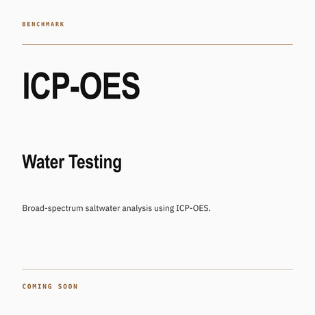 Benchmark ICP-OES Water Testing coming soon