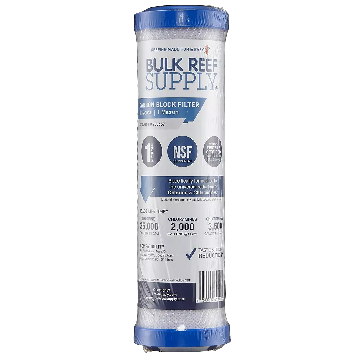 Universal Carbon Block Filter - 1 Micron
