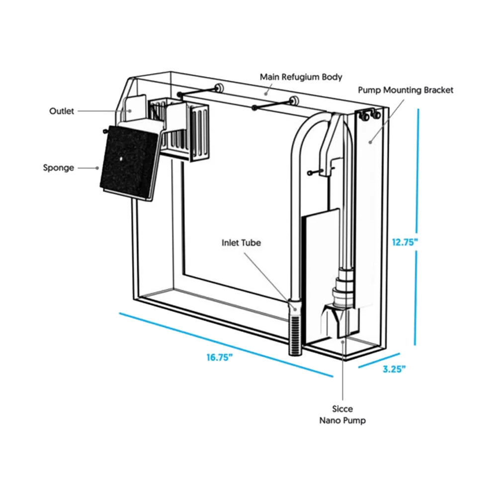 HOB-R Hang-On-Back Refugium