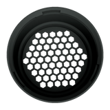 Close-up of the current Modular Filter Cup honeycomb flow-through floor