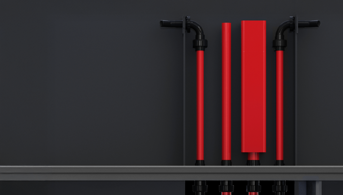 REEFER Classic family plumbing detail; layout and connection count vary by model.