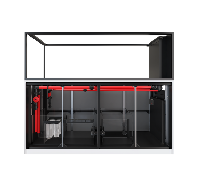 Red Sea REEFER Peninsula S-950 G3+ manufacturer system view with cabinet open