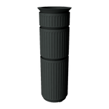 Stratiform Modular Filter Cup 4 inch family transparent complete stack with top, 2 inch, 4 inch, and 6 inch sections