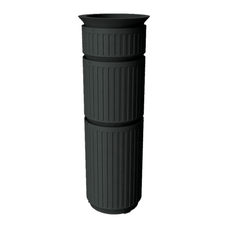 Stratiform Modular Filter Cup 4 inch family transparent complete stack with top, 2 inch, 4 inch, and 6 inch sections