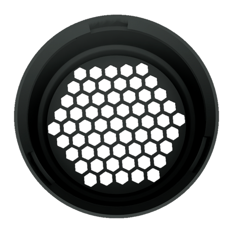 Stratiform Modular Filter Cup transparent honeycomb floor detail render