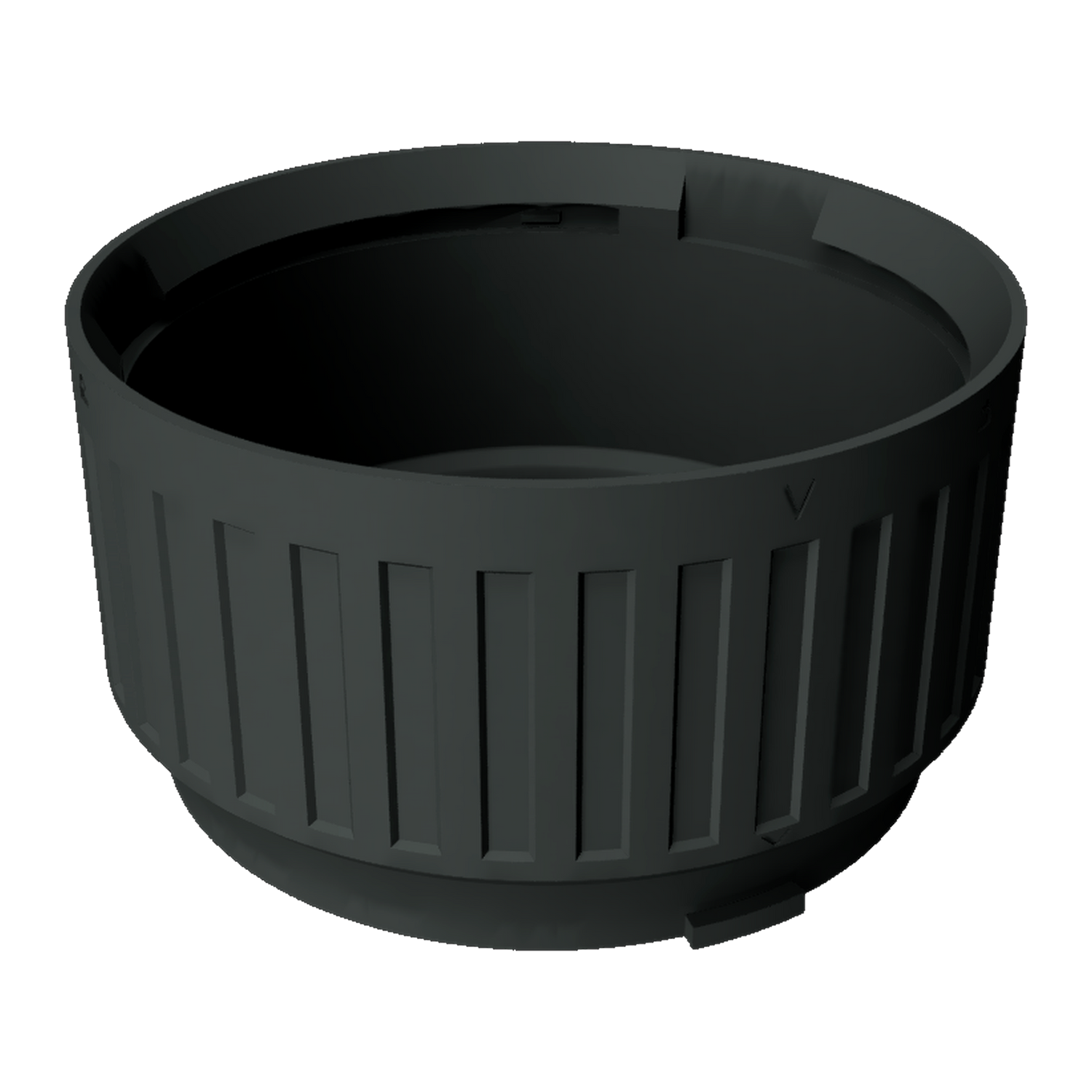 Stratiform Modular Filter Cup 4 inch 2 inch cup transparent product render