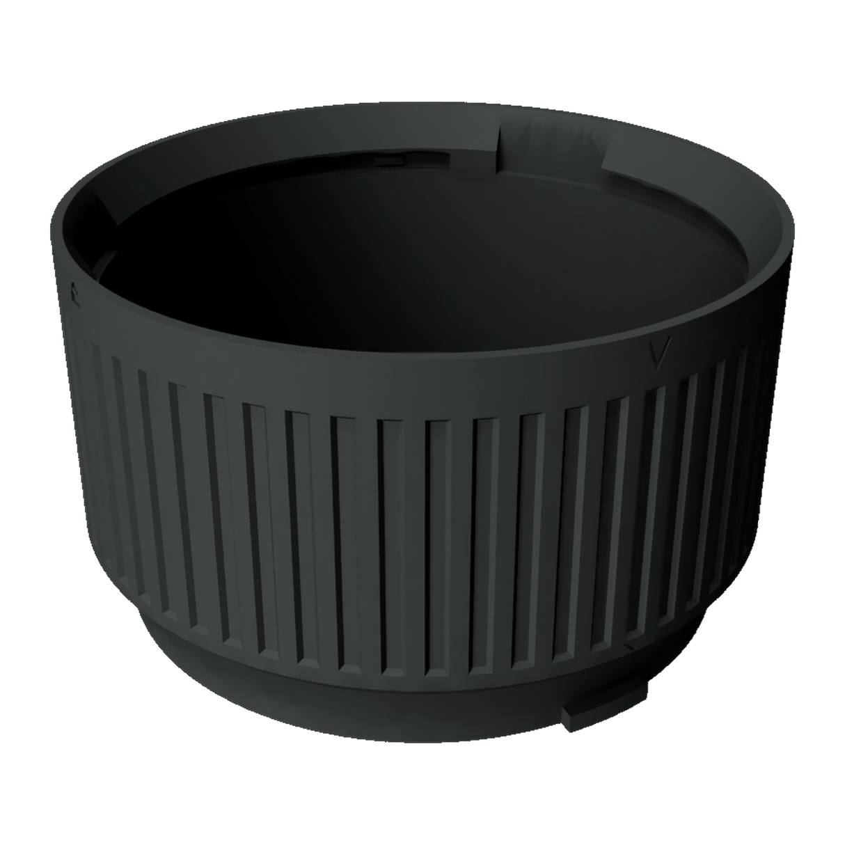 Stratiform Modular Filter Cup 7 inch 4 inch cup transparent product render
