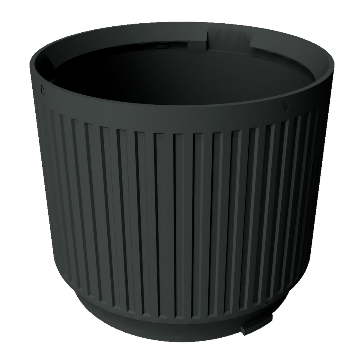 Stratiform Modular Filter Cup 7 inch 6 inch cup transparent product render