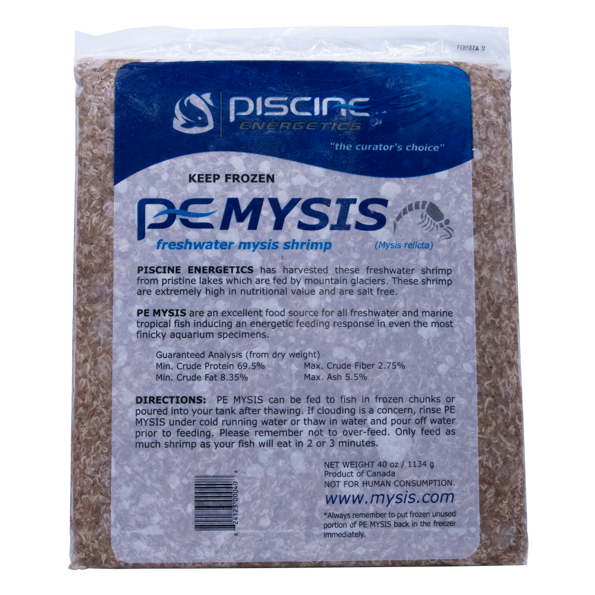 PE Frozen Mysis Shrimp